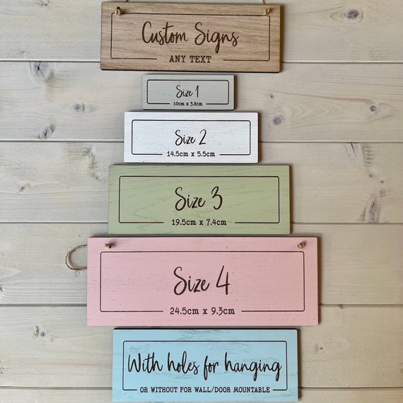 Any text custom wooden Signs, Personalised sign, wooden labels, organisation tags, custom engraved sign, shop signs, hanging door sign