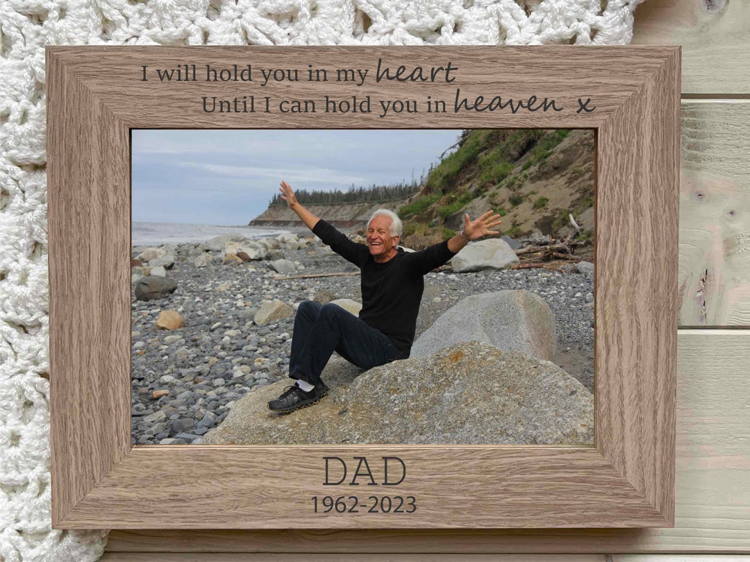 Personalised Memorial Photo Frame, Remembrance Gift, in Loving Memory ...