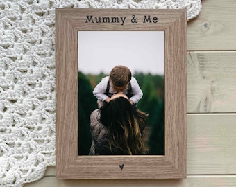 Mummy & Me Photo Frame, Gift for Mum, Mother's Day Gift for Mummy, Mummy Picture Frame, Birthday Gift For Mum, Gift from Child 5x7 or 6x4