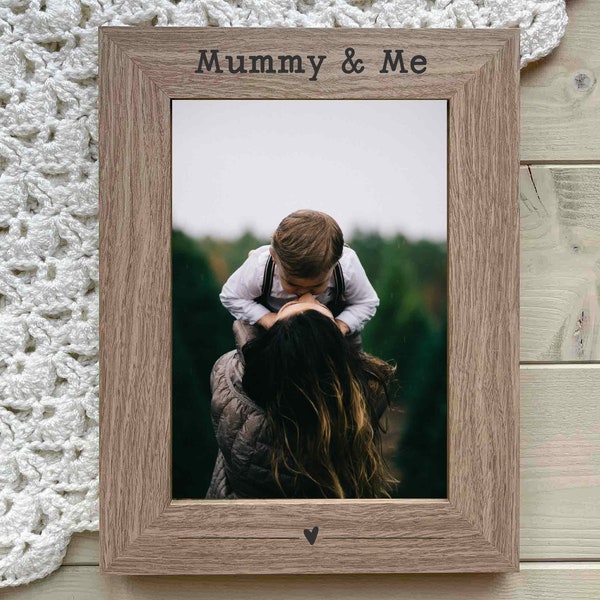 Mummy & Me Photo Frame, Gift for Mum, Mother's Day Gift for Mummy, Mummy Picture Frame, Birthday Gift For Mum, Gift from Child 5x7 or 6x4