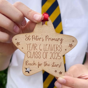 Class of 2025 School Leavers Gift, Year 6 Leavers Keepsake, Primary School Leavers Gift, Pupil Teacher Gift, Reach For The Stars