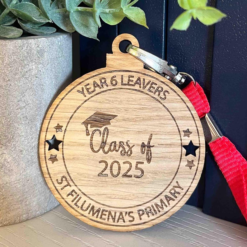 Personalised Class of 2025 School Year 6 Leavers Medal, Year 6 Leavers ...