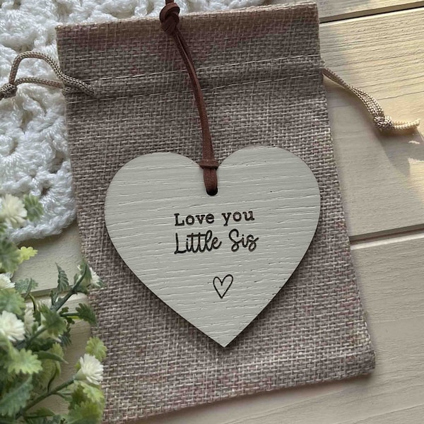 Love You Little Sis, Sister Gift, Thinking Of You, Words Of Encouragement Gift, Positive Affirmations, Sending Love, Sympathy Gift