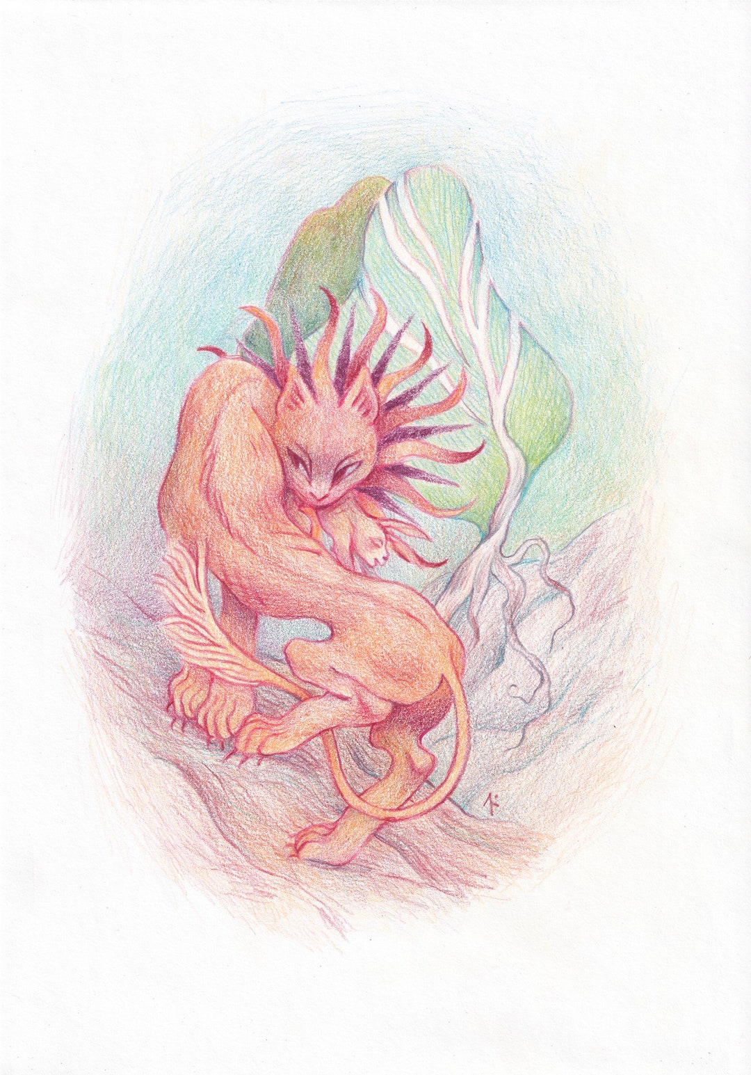 Mountain Lion (original) - Etsy