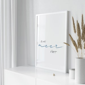 Poster | Bild | Das Meer ruft | posterschmiede® Premium-Qualität