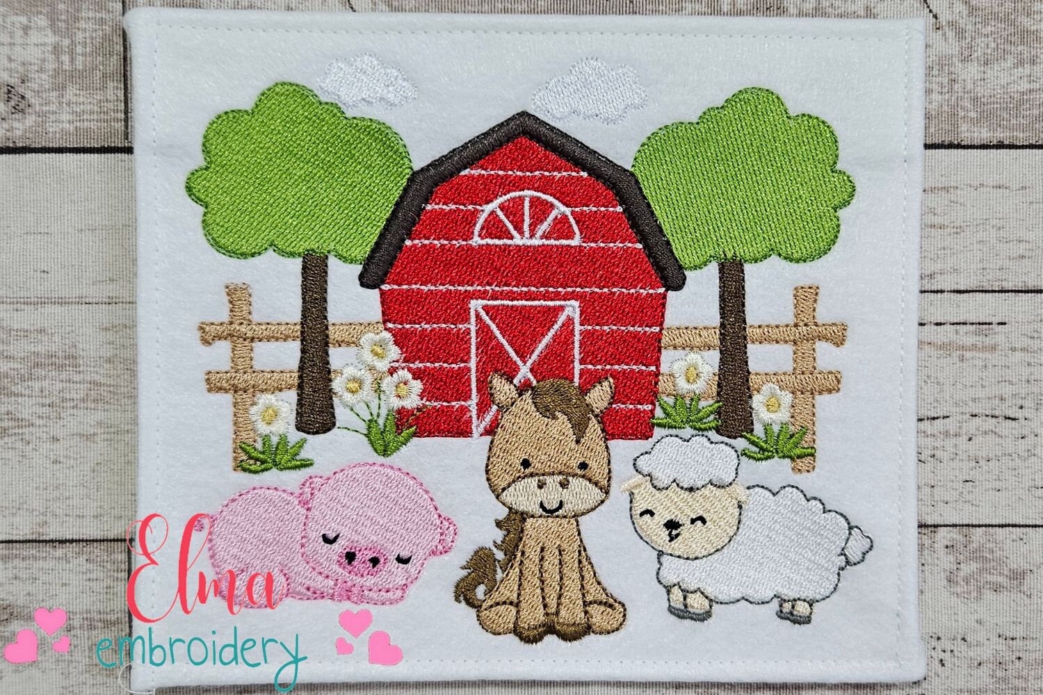 Embroidery Design Rustic Barns Real Wedding: Spring Barn Wedding At