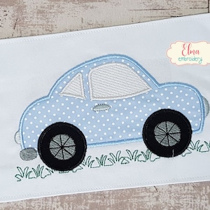 Car - Applique Embroidery Design - 5x7 6x10 7x12 - Machine Embroidery Design - Car Embroidery