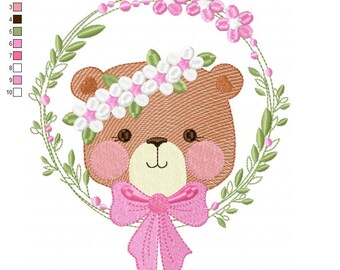 ★【CPGN STUDIO】★Like Flowers BEAR Embroidery Hoodi.e★ CPGN STUDIO】23FW☆ Like Flowers BEAR Embroidery Hoodie