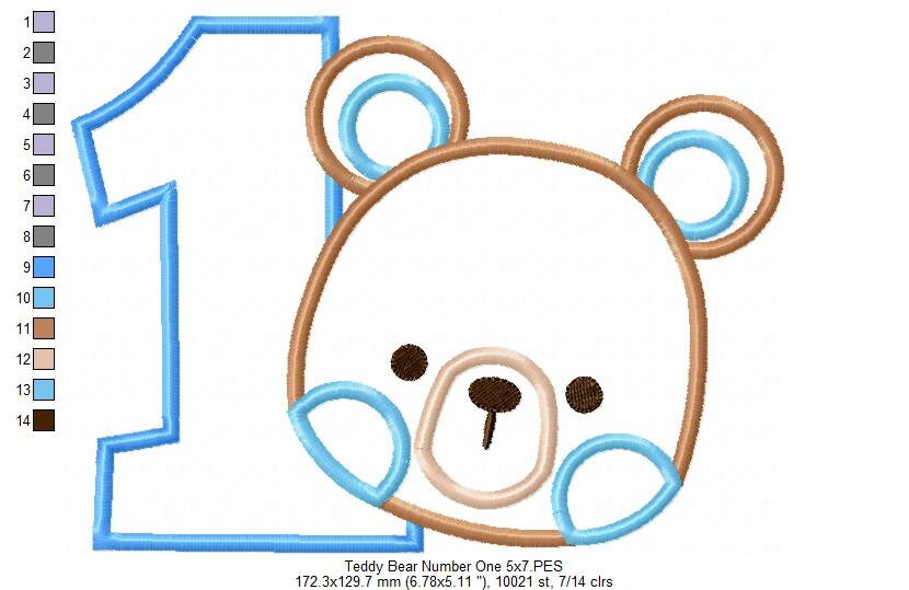 my 1st teddy bear