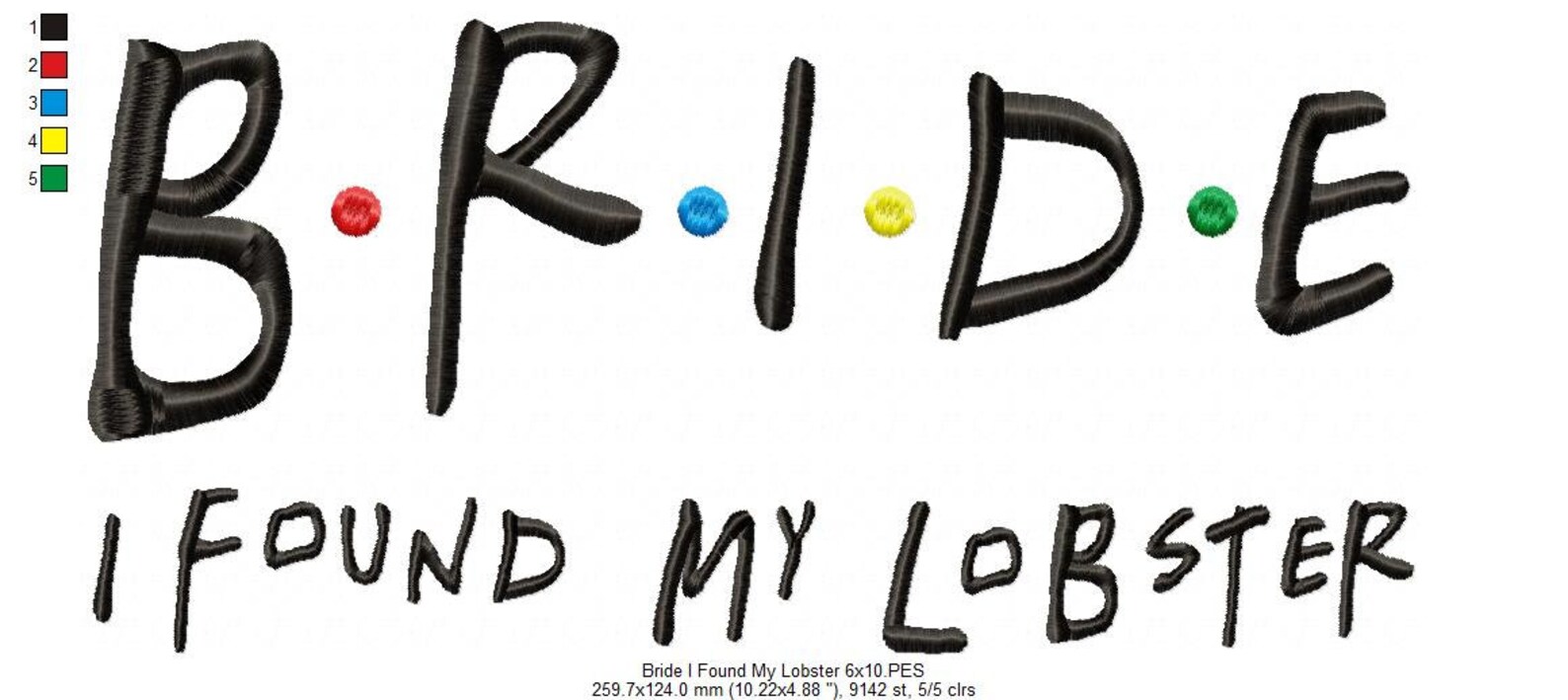 Bride I Found my Lobster Friends 4x4 5x7 6x10 Machine Etsy