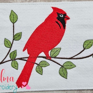 Craftways Cardinal with Bells Hoop Stamped Embroidery Kit