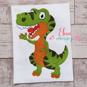 Baby Dinosaur T-Rex - Machine Embroidery Design - Fill Stitch Embroidery - Animal Embroidery Design - 4x4 5x4 5x7 5x8 6x10 7x12 - T-Rex