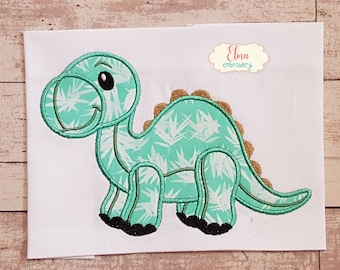 Dinosaurier Applikation - Stickdatei für die Stickdatei (Digitaler Download)