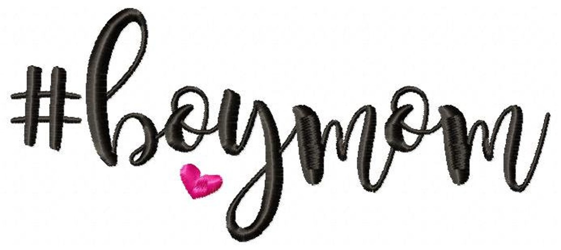 Boymom fill stitch embroidery 4x4 5x7 mom embroidery  etsy Boymom fill stitch embroidery 4x4 5x7 mom embroidery  etsy