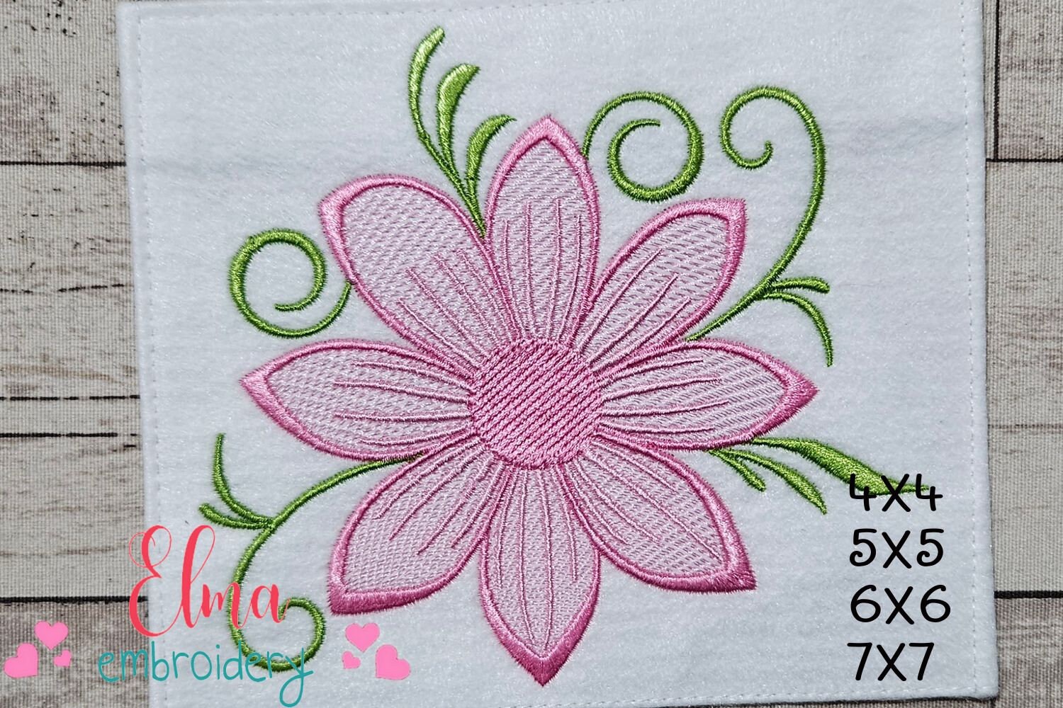 AMERI ★ UND FLOWER RAISED EMBROIDERY TOP American Flag Floral Embroidery Kit, 6 Inch Embroidery Hoop
