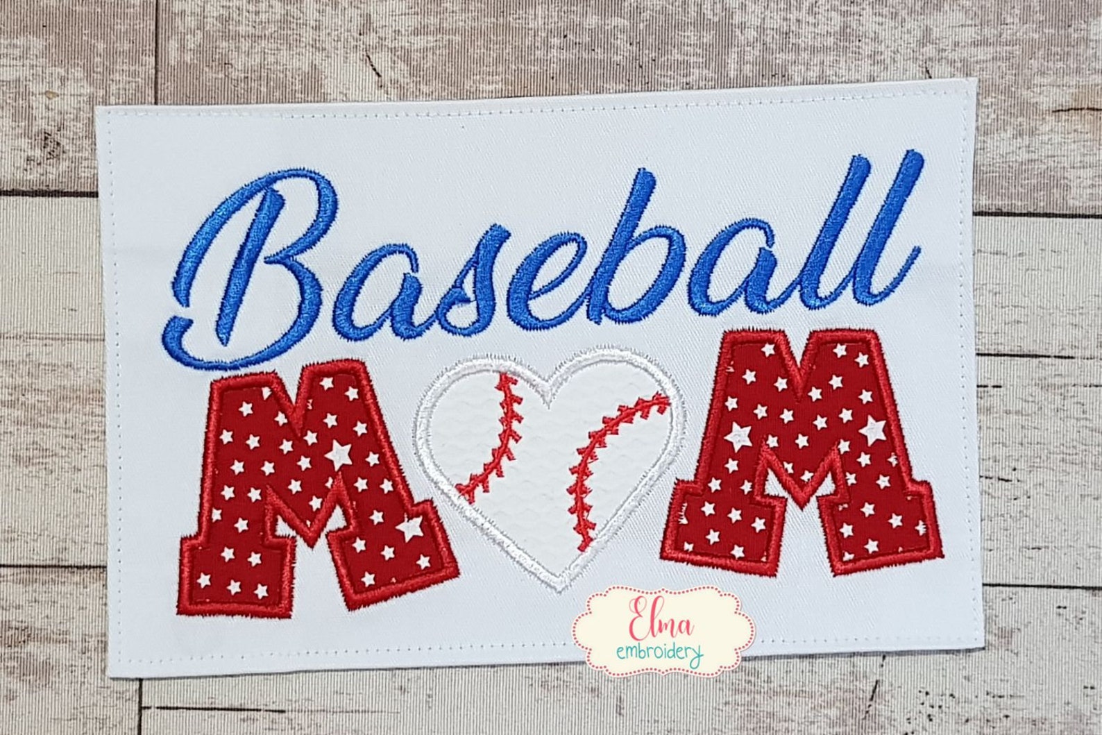 Baseball mom applique jessecmault 4x4 5x4 5x7 5x8 6x10 7x12  etsy
