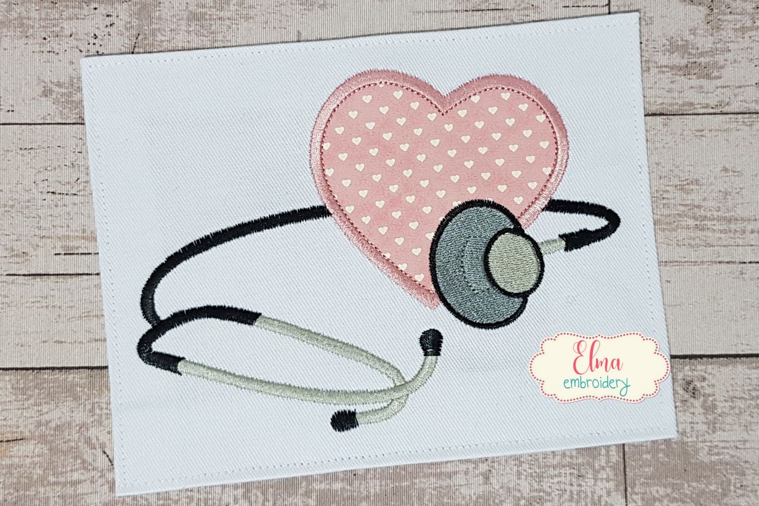 Nurse Stethoscope Applique 4x4 5x7 6x10 7x12 Machine Etsy