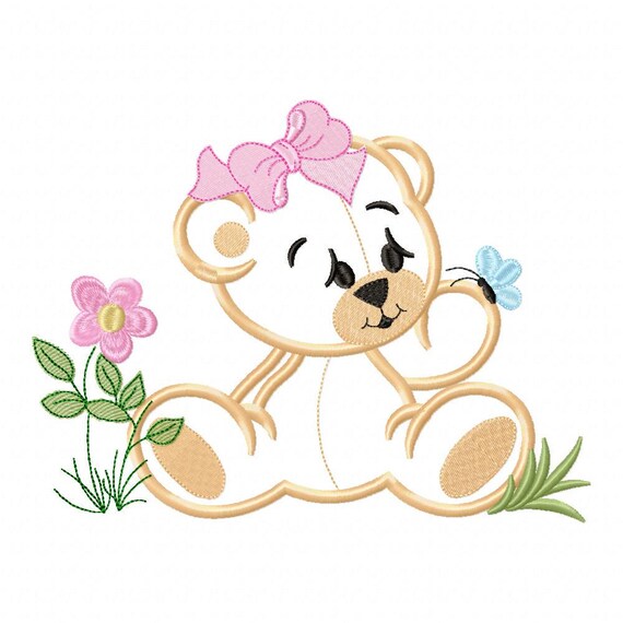 [GRAVER]★FLOWER BEAR SMILE EMBROIDERY SHORT PADDING il_fullxfull.6311539513_ft0a.jpg