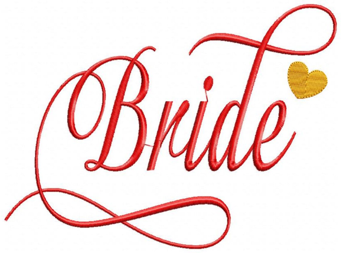 Bride Team In Wedding Embroidery