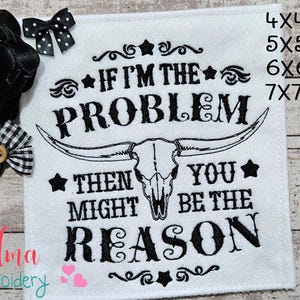Sarcastic Embroidery, Funny Sayings - 4x4 5x5 6x6 7x7 - Machine Embroidery Design - Fill Stitch - Funny Sayings - Cowboy Embroidery