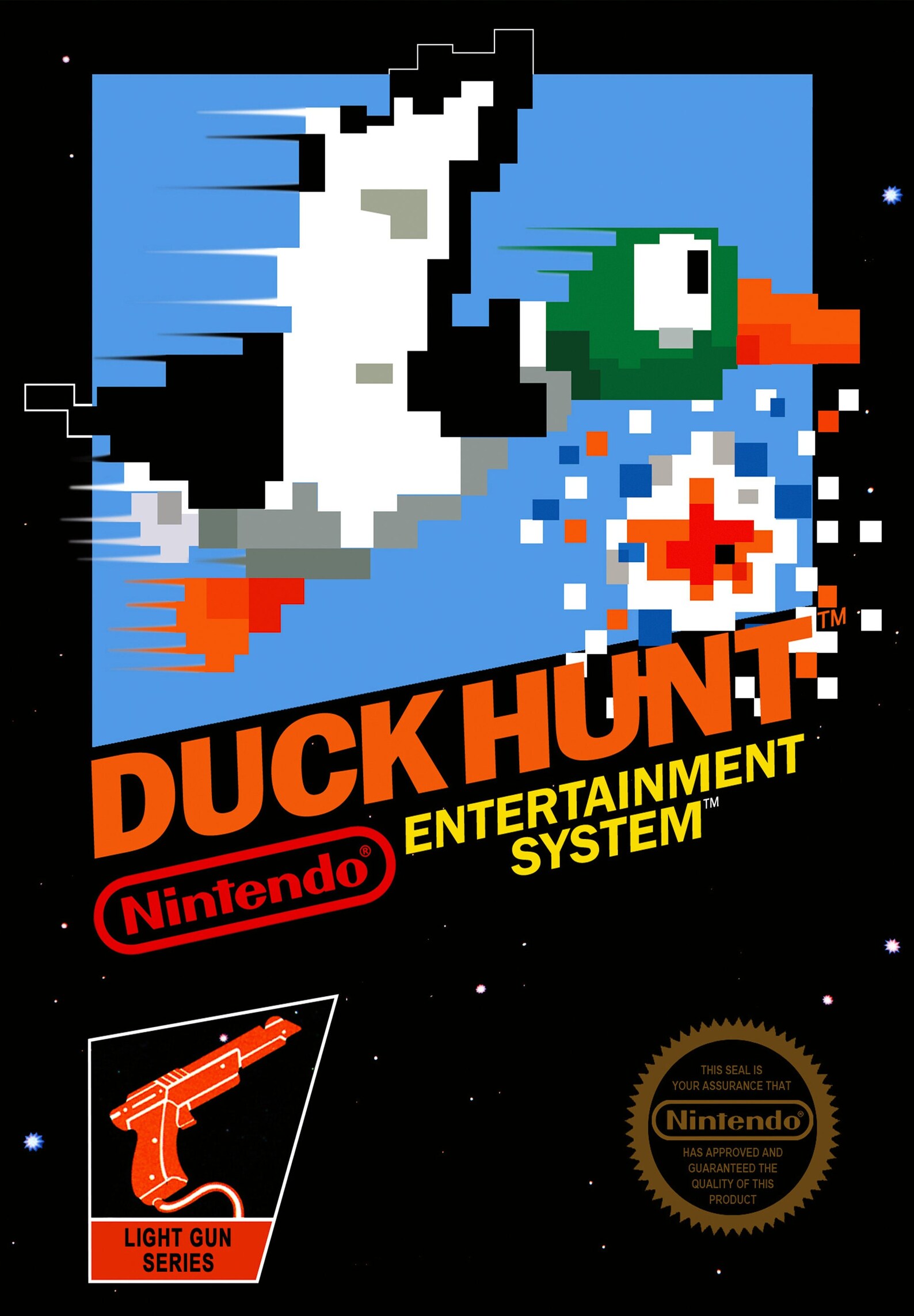 Duck Hunt NES Box Art Poster Print High Quality Retro Nintendo Box Artworks Etsy