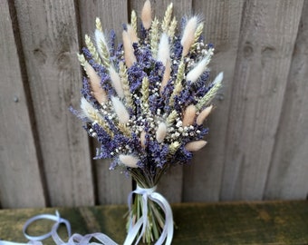 Lavender dried wedding bouquet | Provence wedding bouquet | Bridal dried bouquet | Bridesmaid bouquet | Flower Girl bouquet | Buttonhole