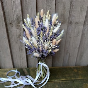 Lavender dried wedding bouquet | Provence wedding bouquet | Bridal dried bouquet | Bridesmaid bouquet | Flower Girl bouquet | Buttonhole