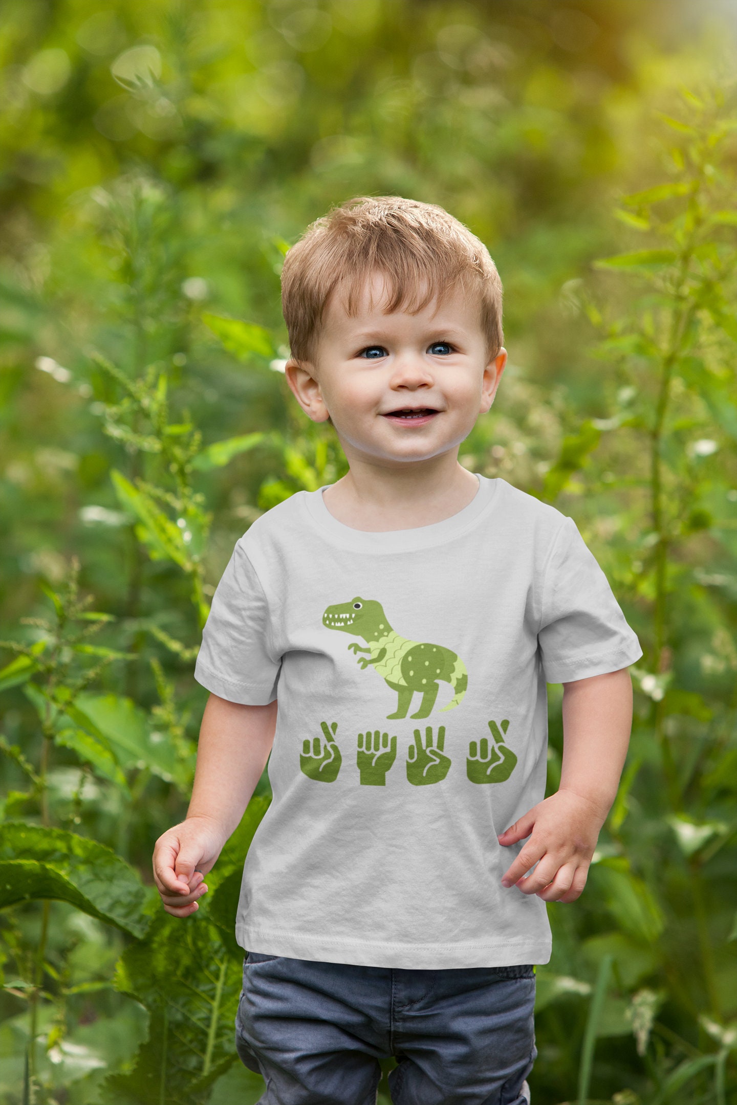 Toddler Tee ASL RAWR Kids Sign Language Dinosaur TRex Etsy