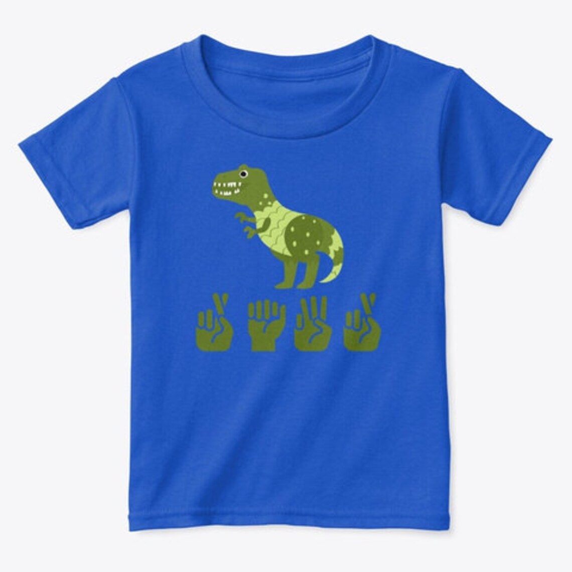 Toddler Tee ASL RAWR Kids Sign Language Dinosaur TRex Etsy