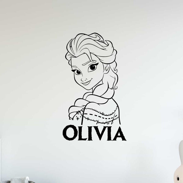 Elsa Decal Etsy