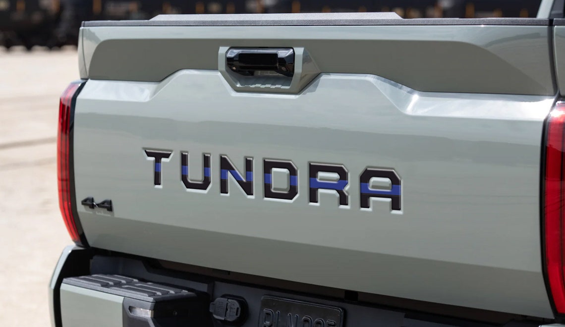 Compatible With 2022 2023 TOYOTA TUNDRA Raised Tailgate Decals Etsy