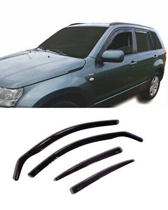 thumbnail image 2 of 4-Piece Rain Guard Wind Deflector Visors For Pontiac G6 2005-2010 – Smoke 2 of 6