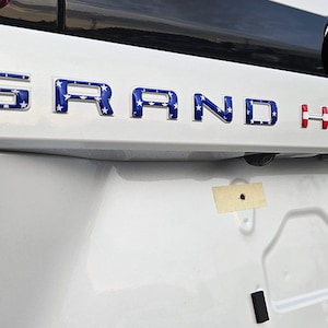 Raised Reflective Decals Stickers Insert Letters Compatible with 2024 2025 GRAND HIGHLANDER