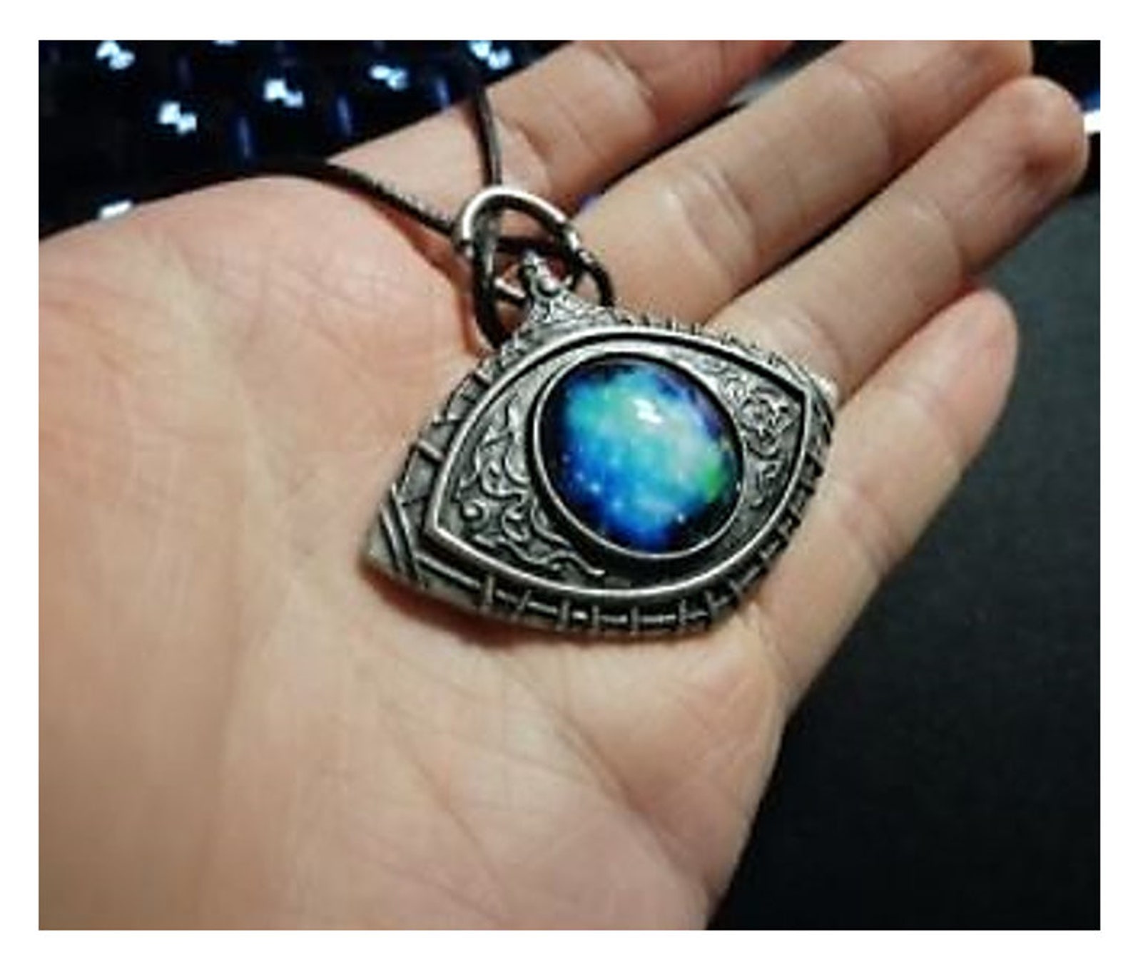 Cosmic Eye Pendant Necklace BLOODBORNE New Game Necklace Crow Etsy