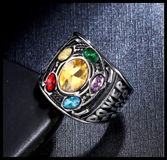 Avengers infinity Ring Soul Gems Ring 316L Stainless steel | Etsy