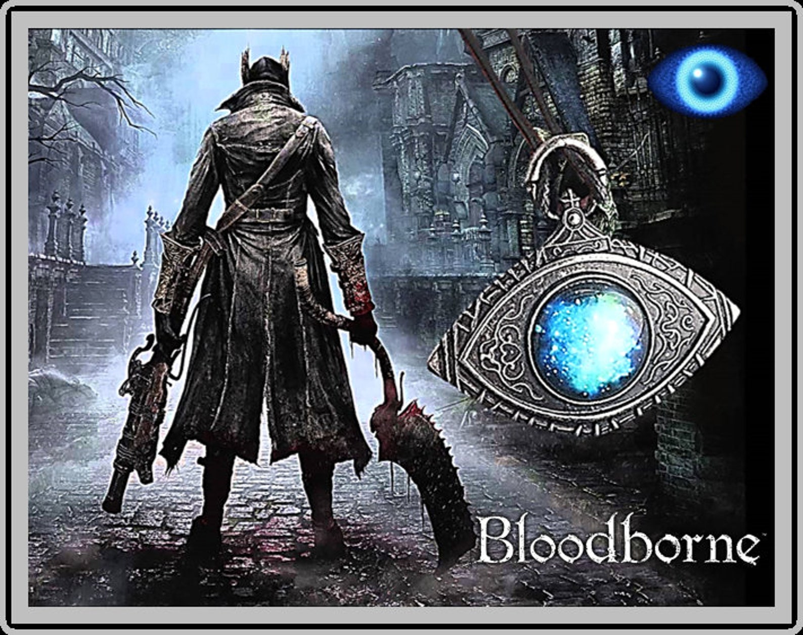 Cosmic Eye Pendant Necklace BLOODBORNE New Game Necklace Crow Etsy