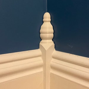 Corner Plinth Blocks - Recreated From the Measurements of Original 1890 Design