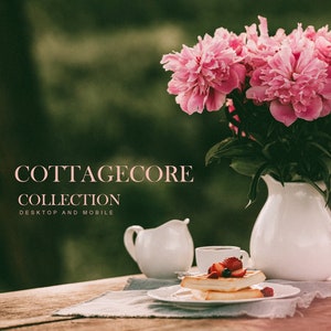 Cottagecore Collection- 6 Desktop&Mobile Vintage Film Lightroom Presets  Moody Editing - One Click Photographer Editing Tools