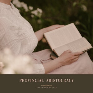 Provincial aristocracy- Desktop&Mobile Vintage Film Lightroom Preset Moody Editing - One Click Photographer Editing Tools