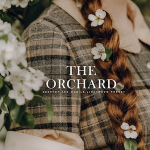 The Orchard- Desktop & Mobile Vintage Film Lightroom Voreinstellung Stimmungsvolle Bearbeitung - One Click Bearbeitungswerkzeuge für Fotografen