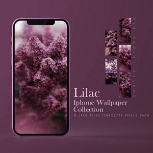 Lilac - High Quality Iphone Wallpapers | Aesthetic Wallpaper iPhone | Purple Floral Phone Background