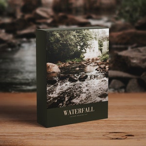 Waterfall- Colour Grading LUT Vintage Film Premiere Pro Final Cut  Moody Editing - One Click Filmmaking Editing Tools