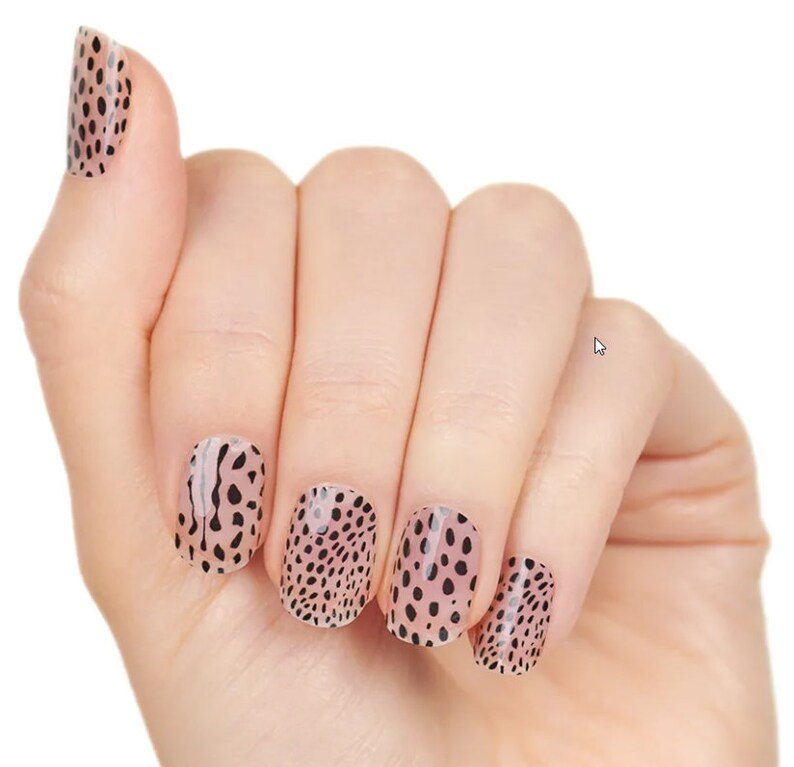 Color Street Nail Polish Strips Purr Diem CLEAR OVERLAY Etsy