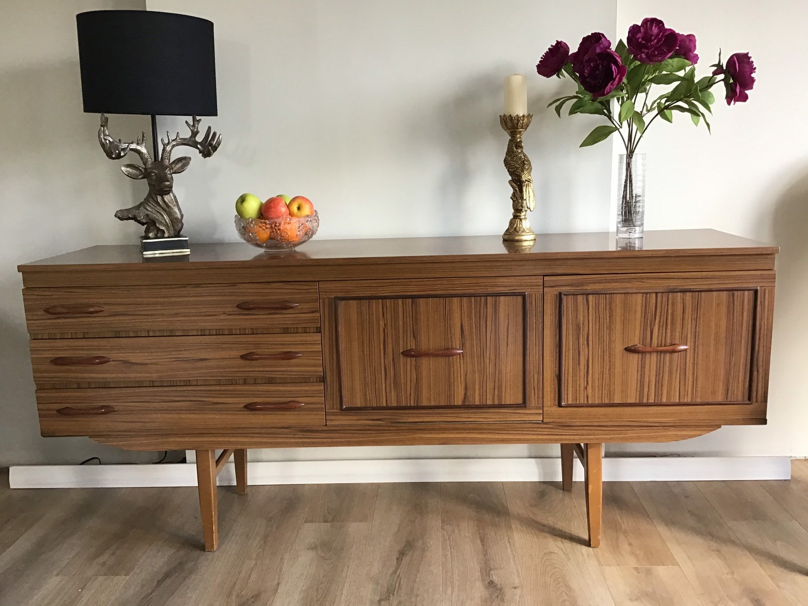 Mid Century Formica Sideboard Etsy