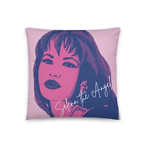 Selena Quintanilla, Pink Pillows, Womens Gift, Selena Gift, Selena, Gifts Under 30, Selena La Cantante, Selena Pillow, Selena Pink Pillow