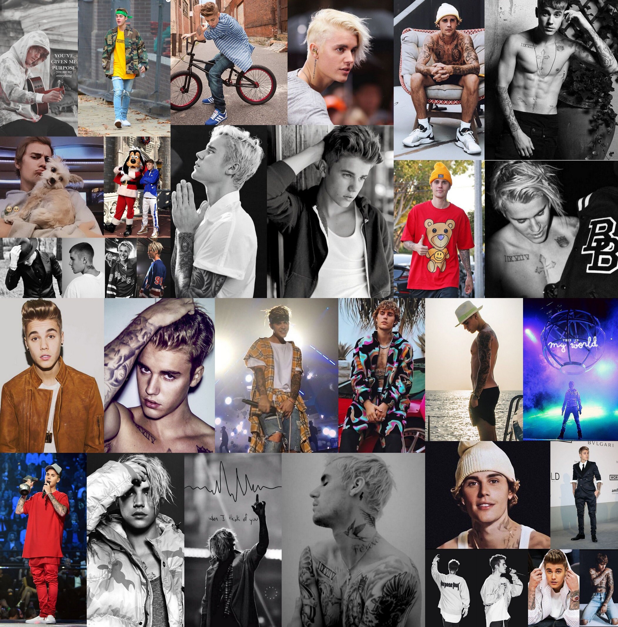 Justin Bieber Aesthetic Wall Collage Kit 170 Pieces | Etsy