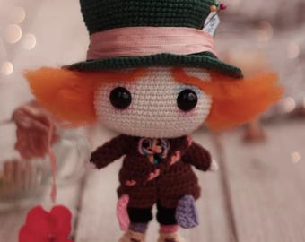 El Sombrerero Loco | Patrón de Crochet (PDF Digital)
