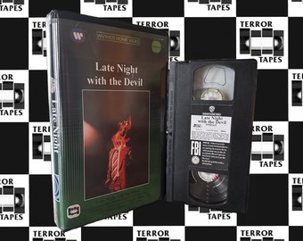Warner clamshell custom vhs "Late Night with the Devil"