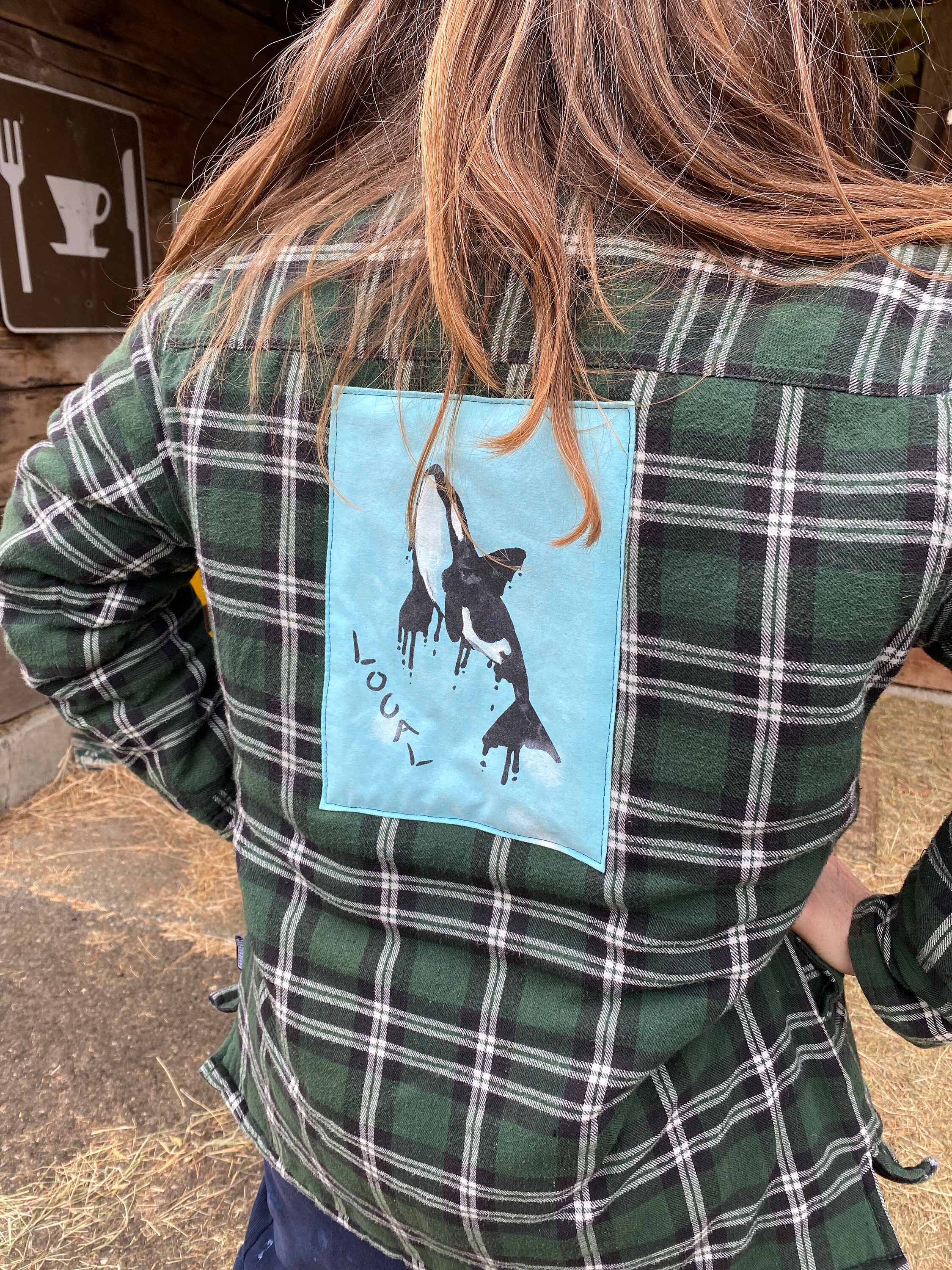 Plaid Jacket With Original Art Patch - Etsy