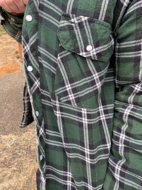 Plaid Jacket With Original Art Patch - Etsy